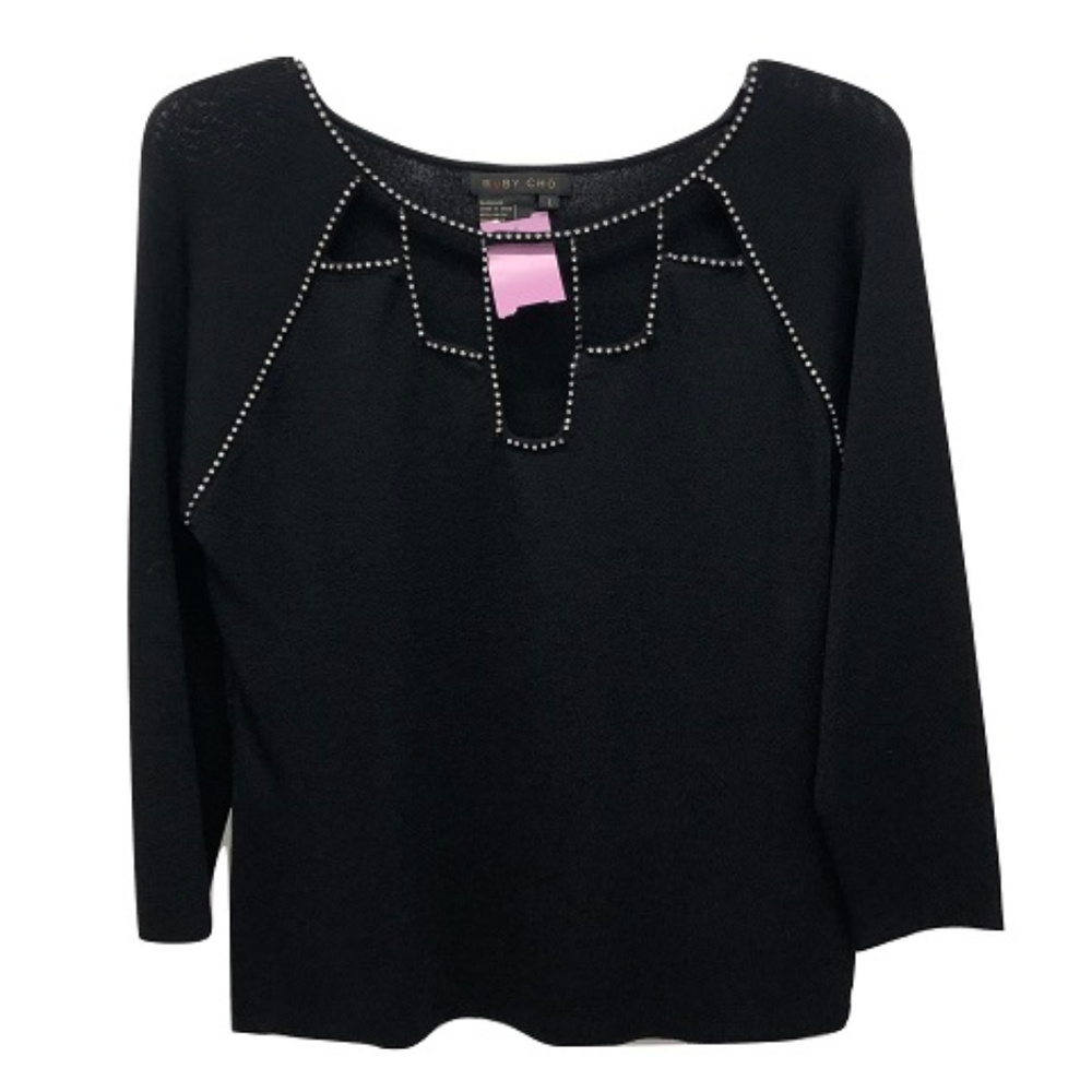 Ruby Cho Long-Sleeve Sweater, Size L